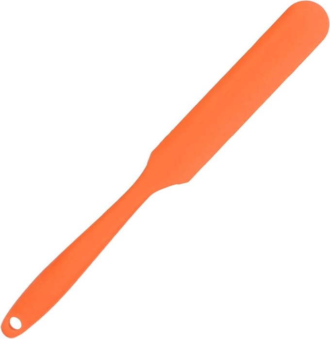 Siliconen Wax Spatel - Herbruikbare Applicator - Ontharen Thuis - Ergonomisch Ontwerp - 25 x 3 x 1 cm - Oranje