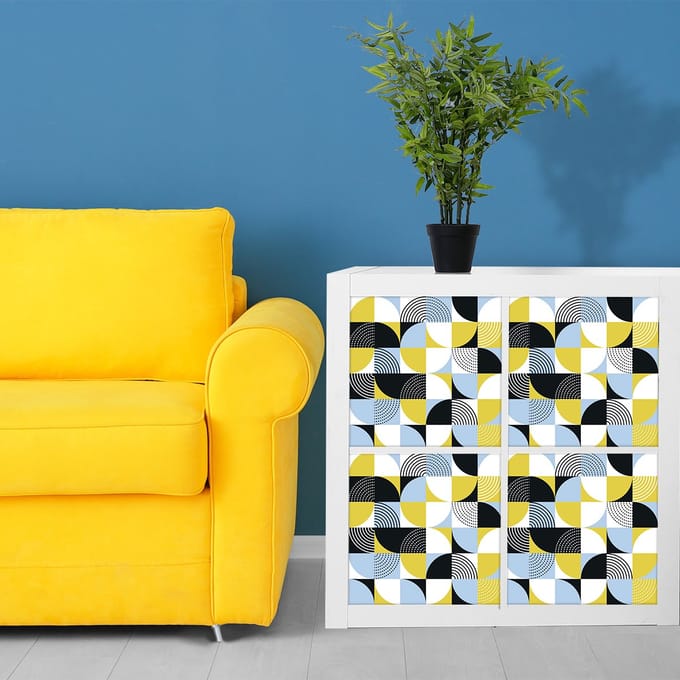 Scandinavische meubelsticker, Hellevi, 60 x 90 cm
