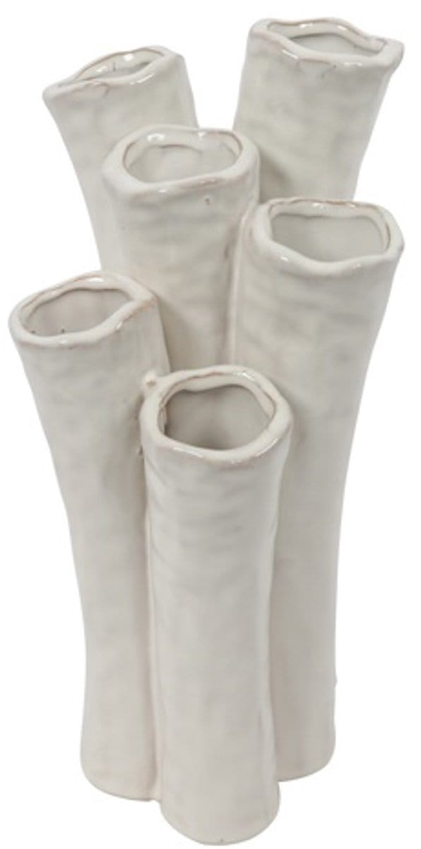 Countryfield Vaas Enix aardew L16B14H31,5CM wit