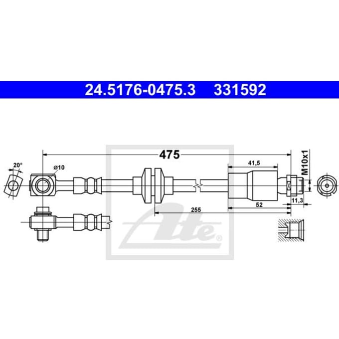 Remleiding ATE 24.5176-0475.3