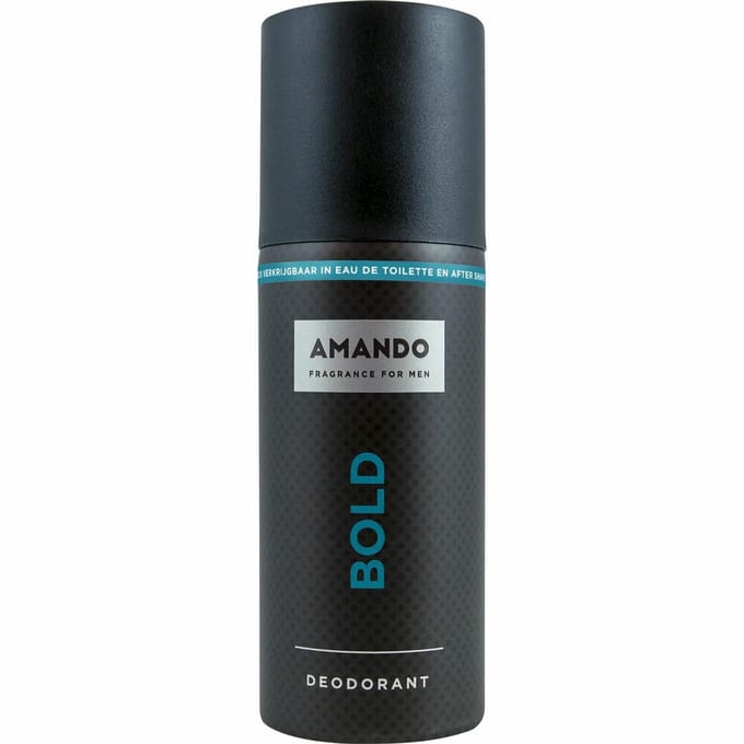 Amando Deodorant Bold - 3 x 150 ml - Voordeelverpakking