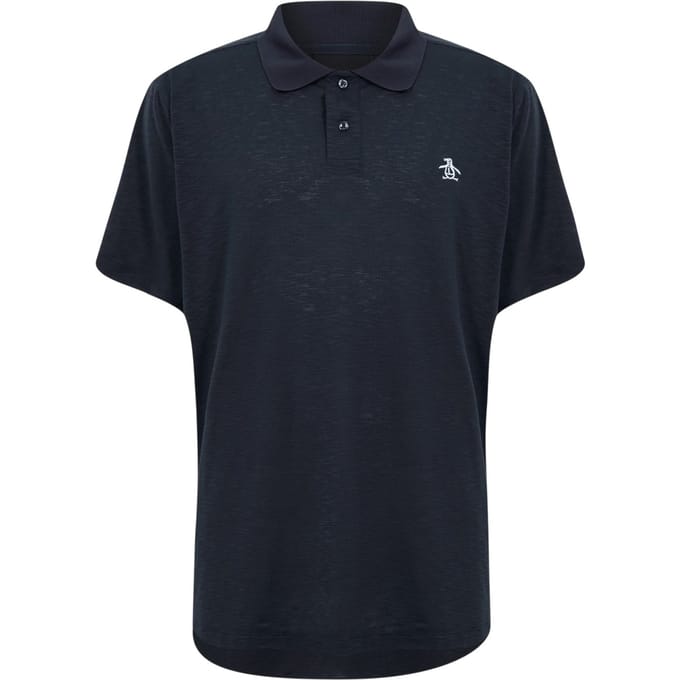 Original Penguin Heren Geborduurd Logo Poloshirt (Yale Blauw)