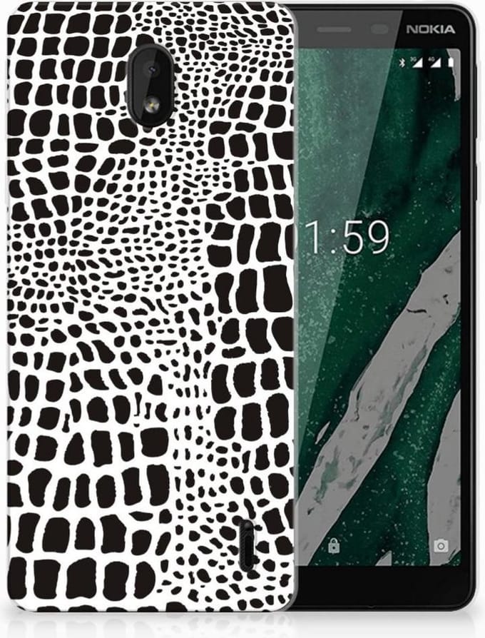 Nokia 1 Plus TPU Hoesje Slangenprint