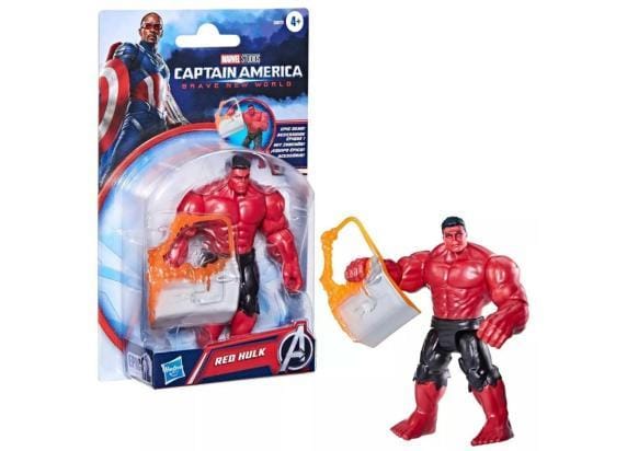 Hasbro Captain America Brave New World Rode Hulk Actiefiguren en superhelden