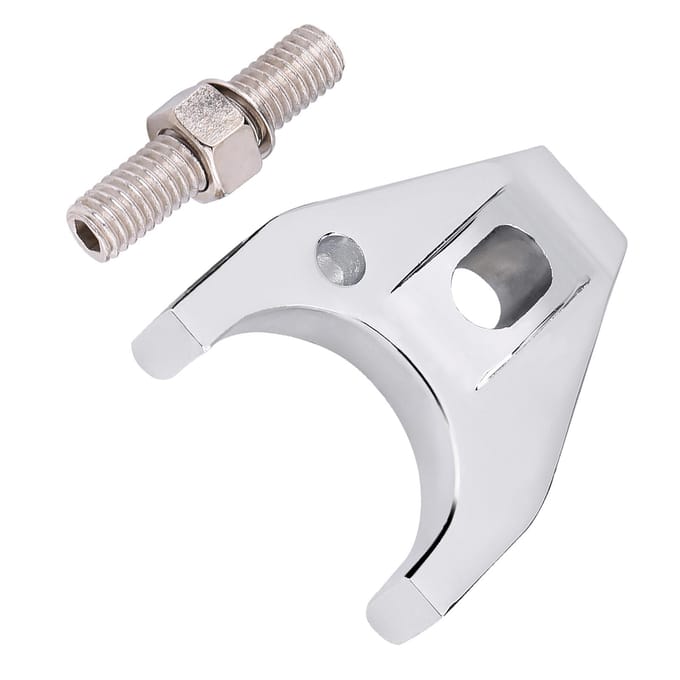 Chrome Billet Aluminium Verdeelkap Klem Vasthouder voor Chevy SBC BBC SB BB HEI Elektronisch white