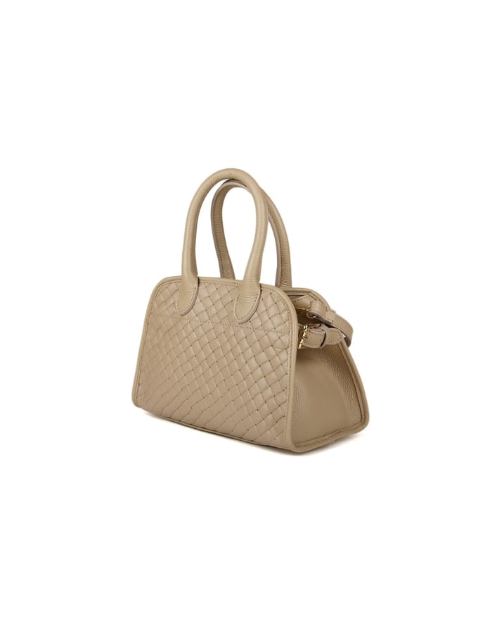 Giulia Monti Schoudertas Grijs Beige