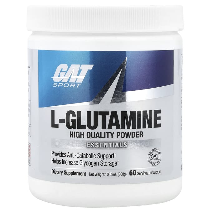 GAT, L-Glutamine, Non aromatisé, 10,58 oz (300 grammes)