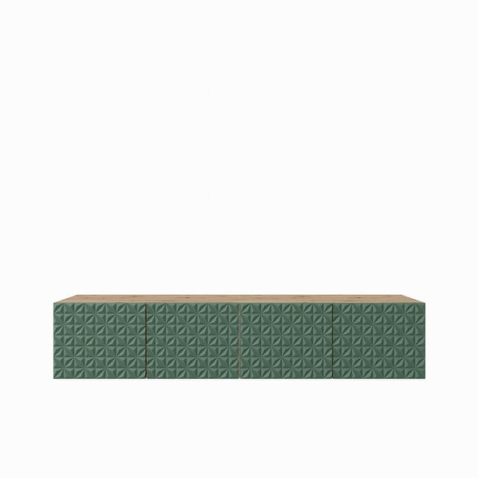 TV-kast Cali 200 (2x100) cm (artisan + groen)