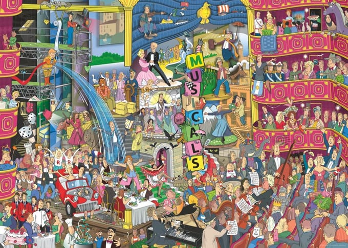 Heye Puzzel Best of Musicals 1000 3hkg..