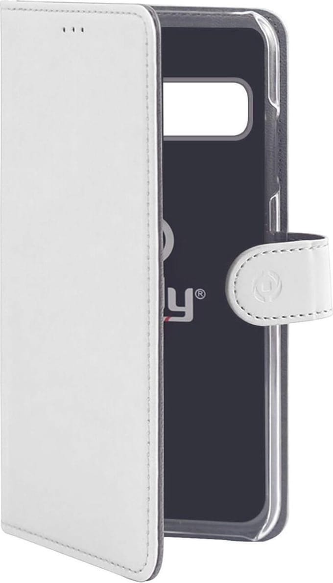Celly Boekmodel Hoesje Samsung Galaxy S10 Plus - Wit