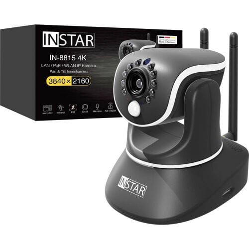INSTAR IN-8815 4K POE/WLAN schwarz 18005 IP Bewakingscamera WiFi
