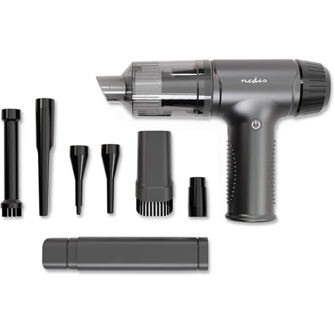 Nedis Airduster - Kruimeldief - 90 W - Oplaadbaar & Draadloos - Zwart