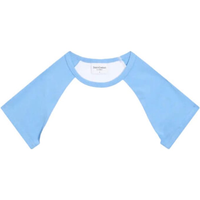 Juicy Couture Contrast Raglan Baby Tee WIT - Maat M