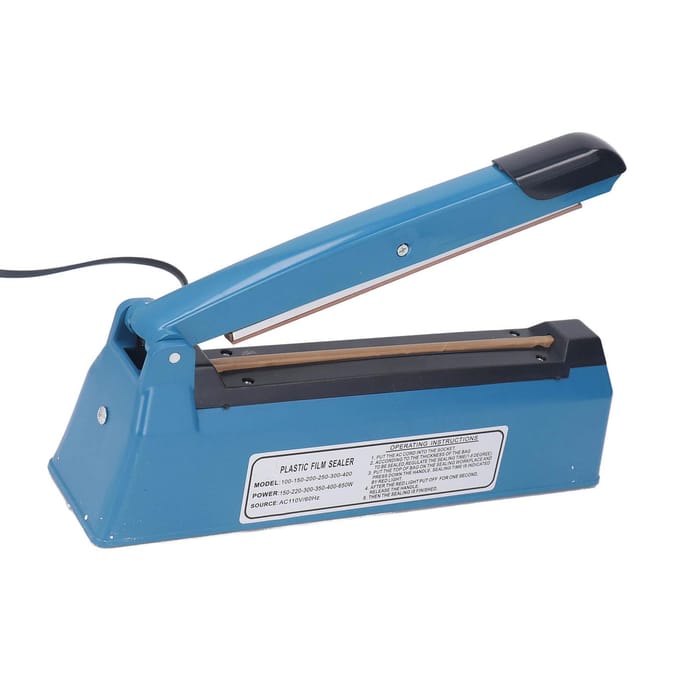 Handmatige Heatsealer 200 Type 2mm Plastic Zak Handpers Heatsealmachine black