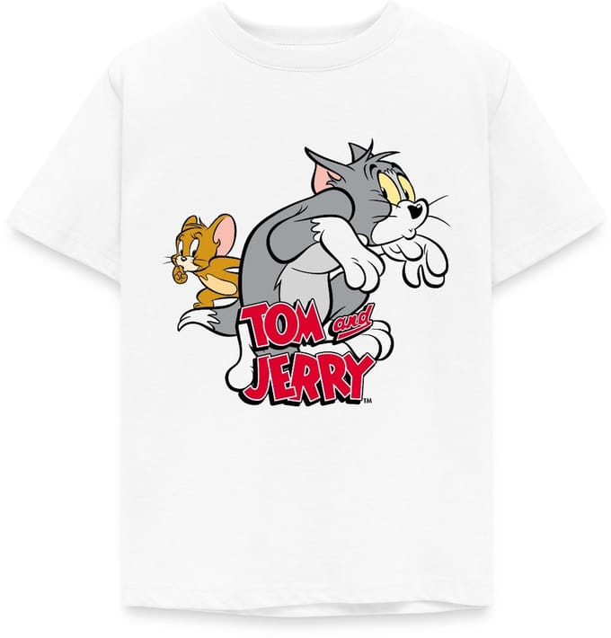 Tom En Jerry Op Fluwelen Poten T-Shirt Kinderen