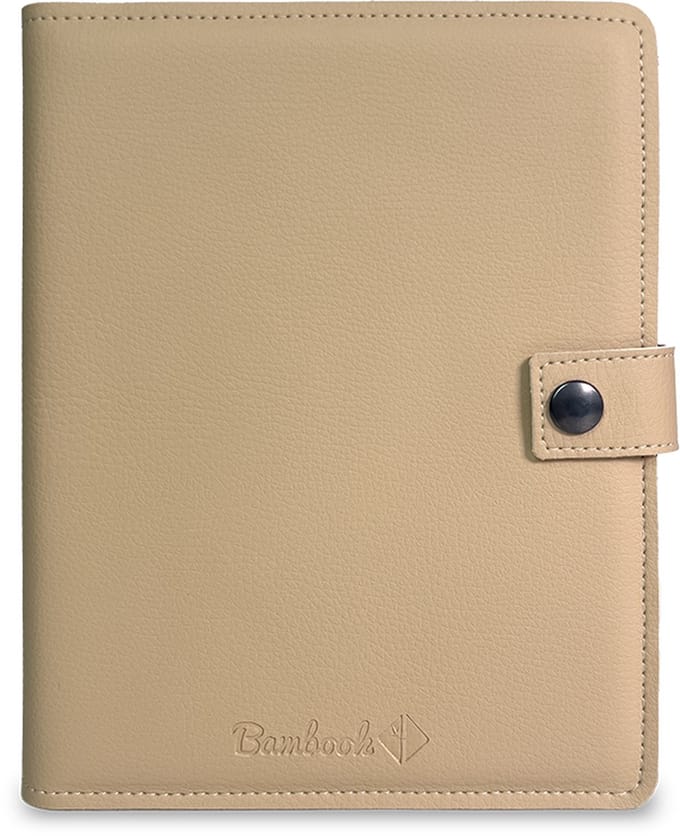 Bambook Schrijfmap Beige