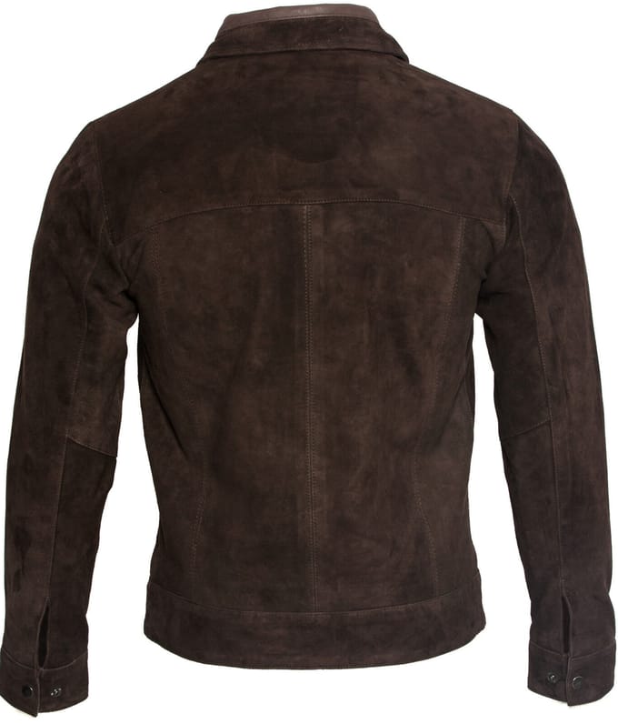 Retro geit suède bikerjack