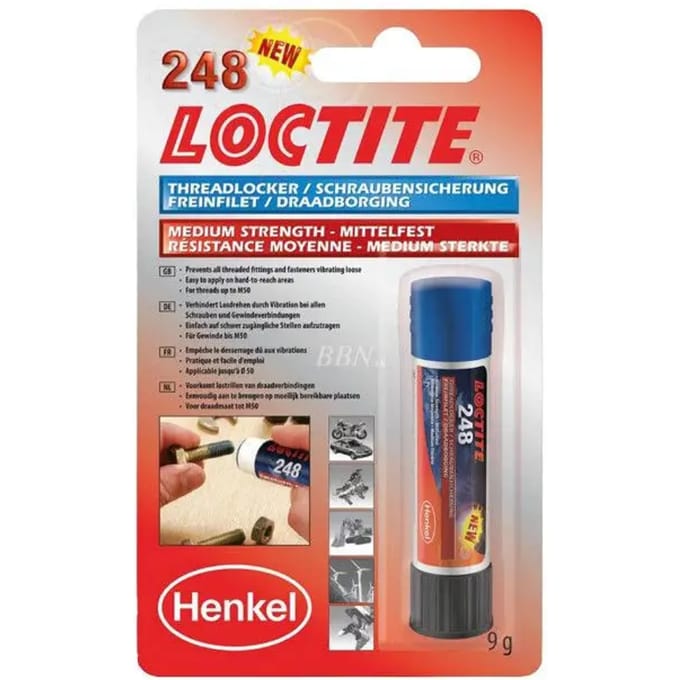 LOCTITE 248 - Draadafdichtingsstift - 9g - Middelsterk - Niet-druipend