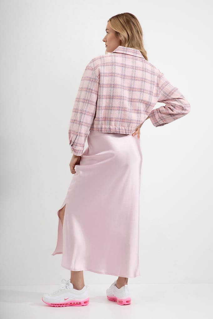 Josephine & Co Daria Jacket Soft Pink Check Taglia: 40 | Giacche Outlet | Donna | Rosa