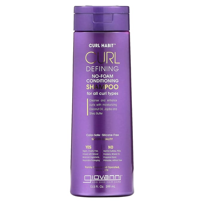 Giovanni Cosmetics - Curl Habit Curl Defining NO-FOAM Conditioning Shampoo - 399ml