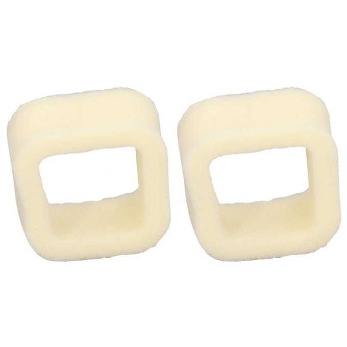 2 stuks Grasmaaier Luchtfilterelement Polyestervezel Wasbaar voor 443 436 Bosmaaier beige