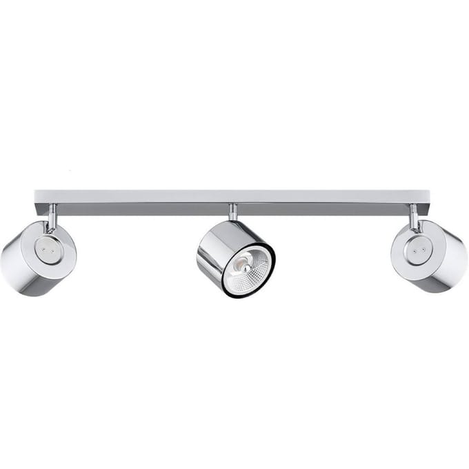 Argon Plafondspot Chloe, verstelbaar, 3-lamps, verchroomd staal