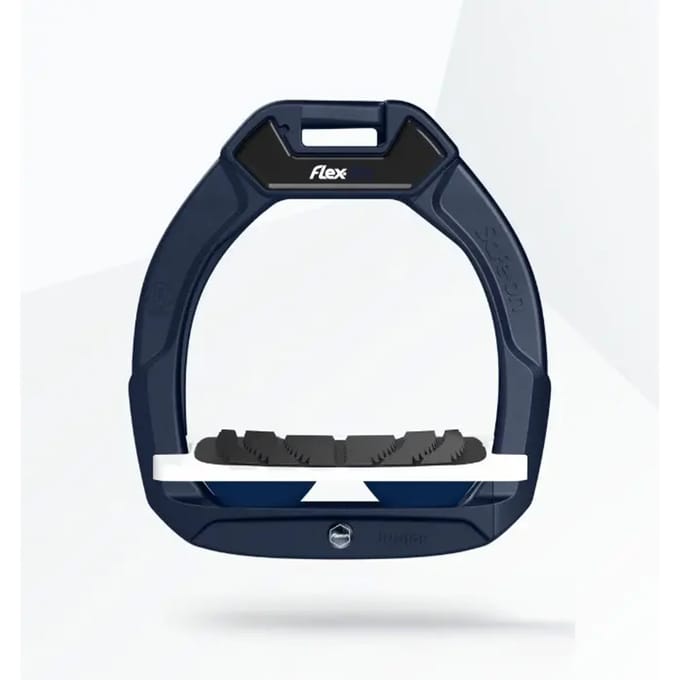 Veiligheidsequestiers voor de ruitersport Schuin Grip Marine/Wit/Marine kind Flex-On Safe-On