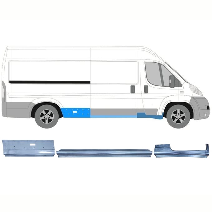 Reparatiepaneel set voor Citroen Jumper 2006-2025 / Rechts