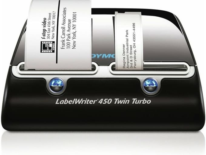 DYMO LabelWriter 450 Twin Turbo Labelprinter Thermisch 300 x 600 dpi Etikettenbreedte (max.): 56 mm USB