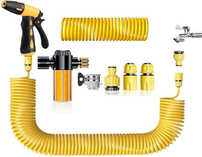 Uitbreidbare Tuinslang - Flexibele Slang Waterslang - Tuin Bewateren - Automatisch Intrekbaar - 40 Meter - Zwart