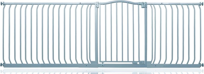 Safetots Klemhekje met Gebogen Bovenkant, 225cm - 234cm, Mat Grijs