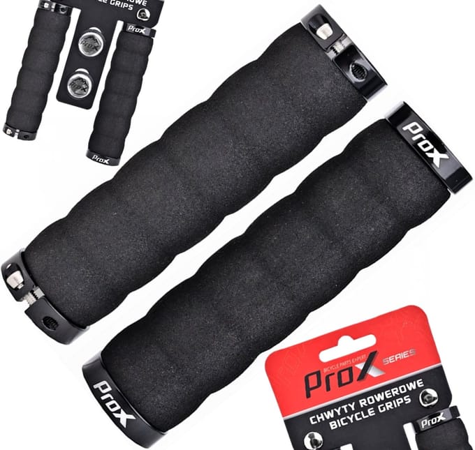 Prox VELO Chwyty - Fietsgrepen - Ergonomisch - Zwart