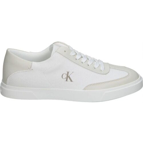 Calvin Klein Low Pro Cup Sneaker White Canvas Bright White/ecru Taglia: 36 | Sneakers Outlet | Donna | Bianco