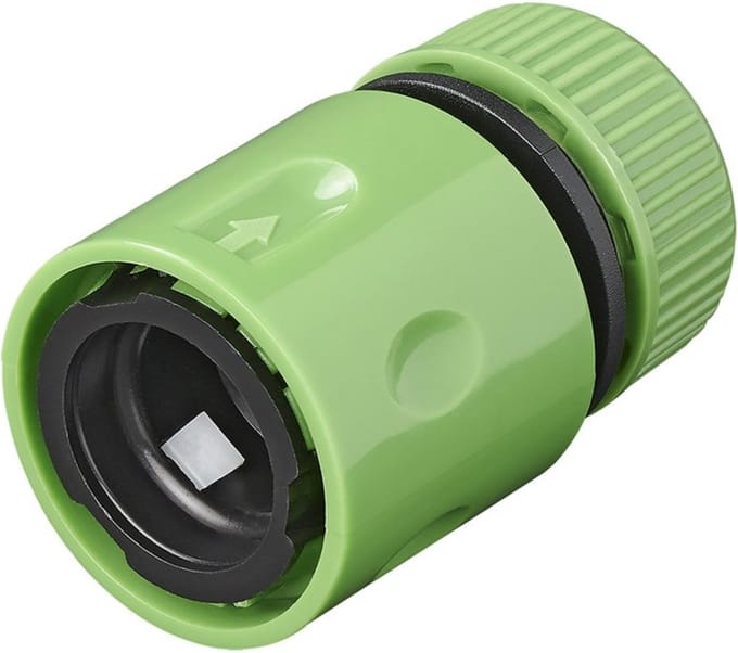 ProPlus Slangkoppeling - Kunststof - Voor 13-15mm Tuinslangen - Groen - Universeel