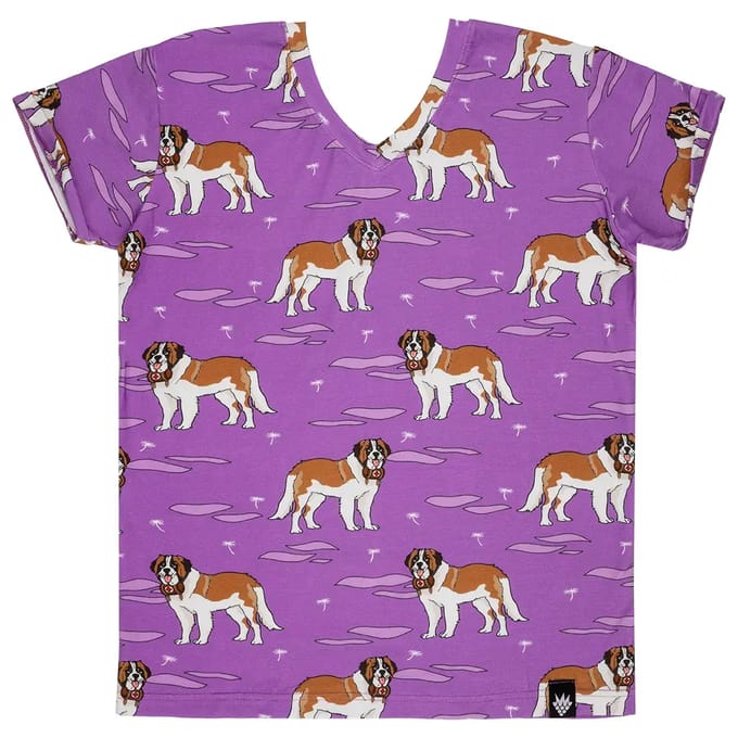 T-shirt dames Raspberry Republic Saint Bernard
