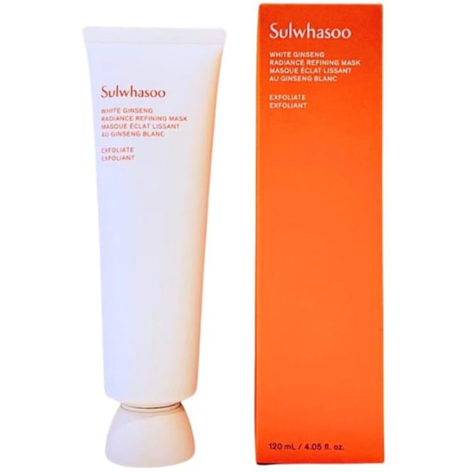 [Sulwhasoo] White Ginseng Radiance Refining Mask 120ml - Clarifying, Brightening (Suitable for All Skin Types) white