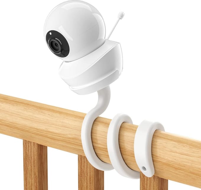 Flexibele universele bevestiging voor babyfoon met draaibare camera