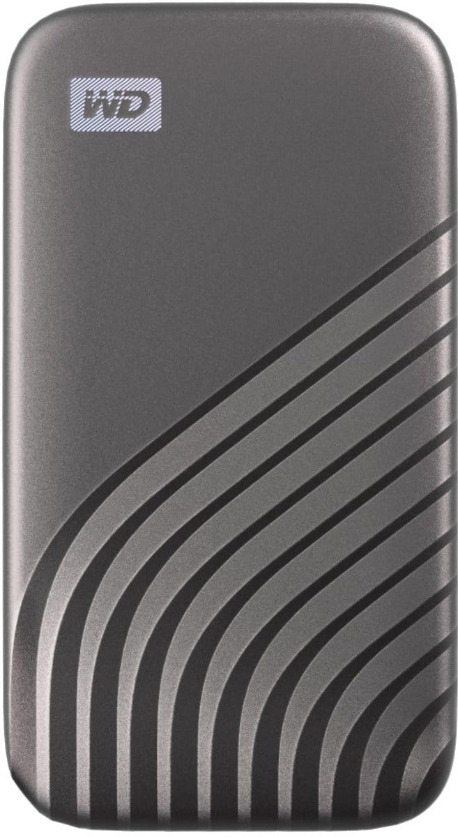 WD My Passport 2 TB Externe SSD harde schijf (2,5 inch) USB-C Grijs WDBAGF0020BGY-WESN