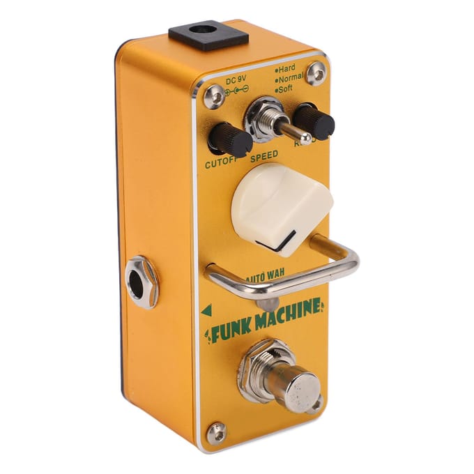 Gitaareffectpedaal FUNK MACHINE Single Auto WAH True Bypass Instrument Accessoire orange