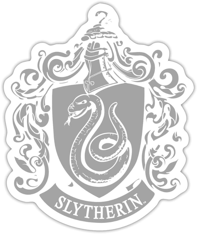 Harry Potter Zwadderich Afdelingswapen Sticker Maat S (max. 10 x 10cm)