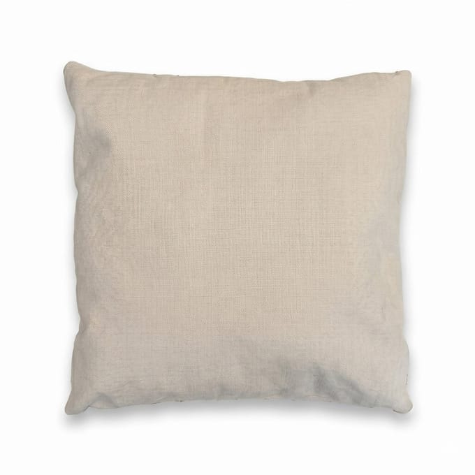 Sierkussen Besty organisch patroon chenille zacht katoen-polyester