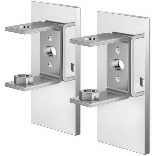 ZACK LINEA wall mount set of 2, for adhesive mounting, matt 40396