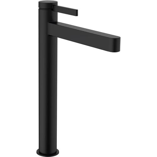hansgrohe Finoris - Wastafelmengkraan - Ééngreeps bediening - Met afvoerplug - 260mm - Mat Zwart
