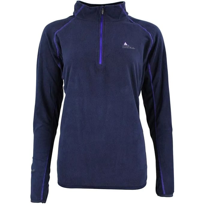 Microfleece sweatshirt met halve rits voor meisjes Peak Mountain Fafine