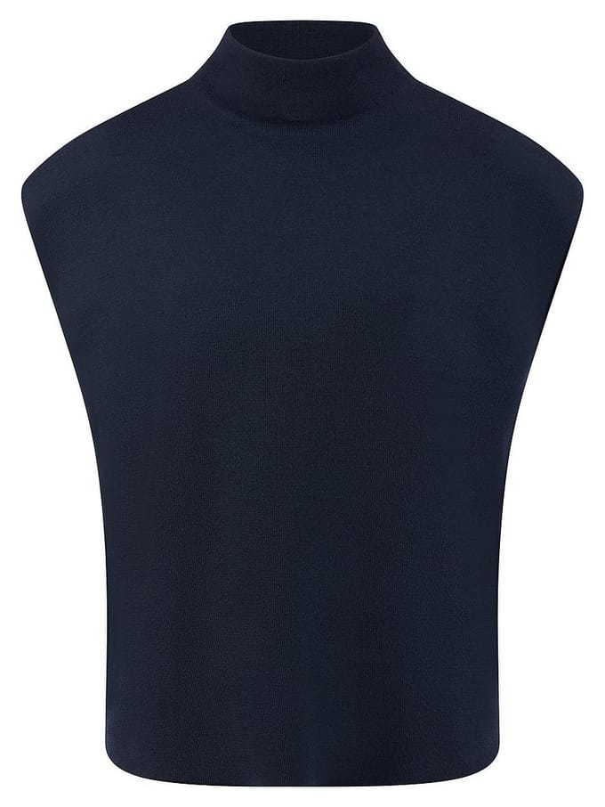 Sweatervest Van Peter Hahn blauw