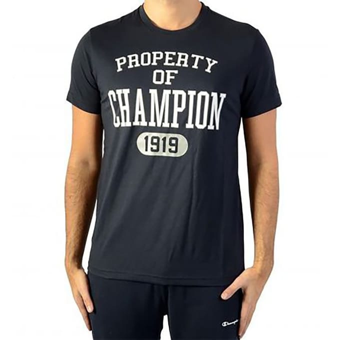 Champion Herenbezit van Kampioen T-Shirt (Marine)