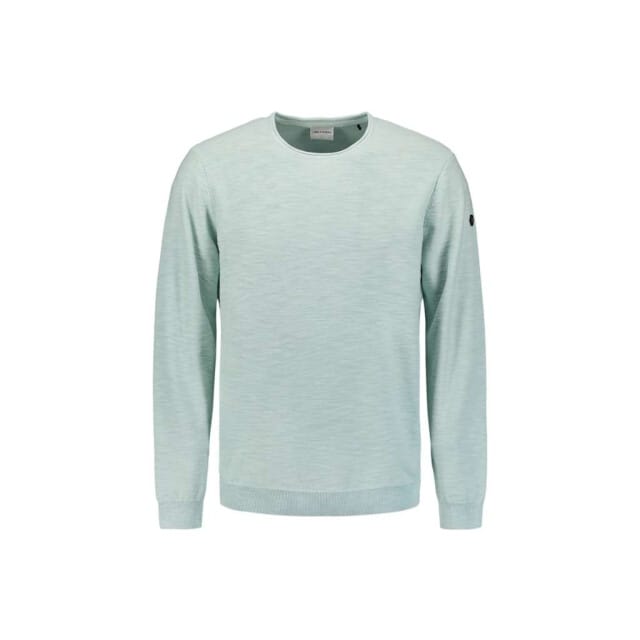 No Excess Pullover Crewneck Garment Dyed + Stone Washed Ice Maat: XXL | Sweaters Outlet | Heren