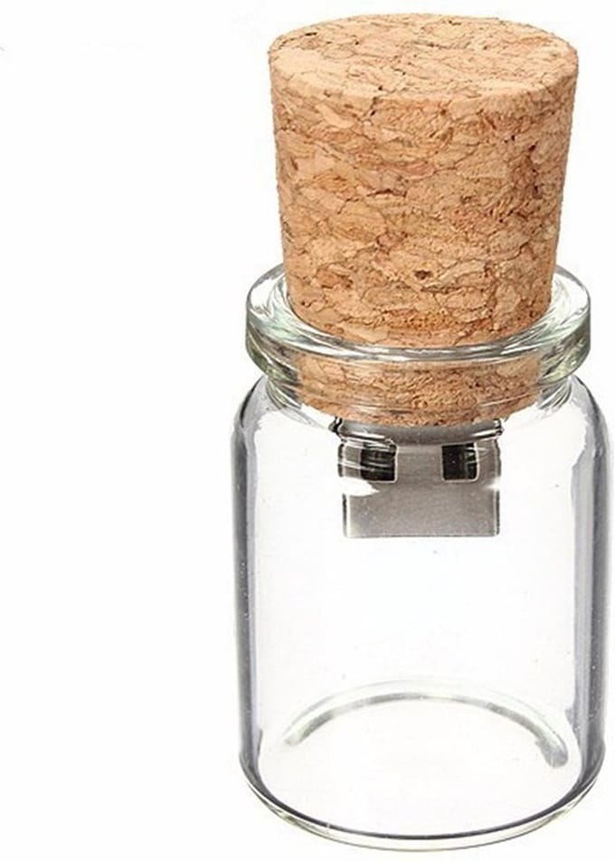 Ulticool USB-stick Flesje -  8 GB - Wonen - Glas