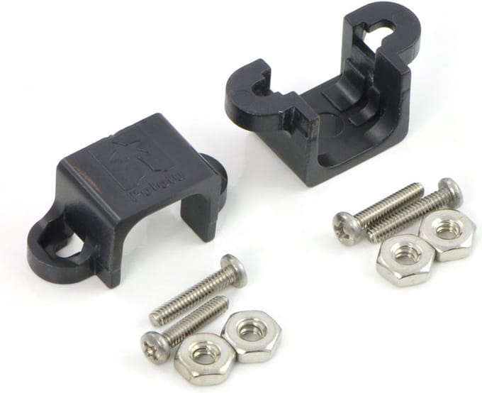 Micro Metal Gearmotor Bracket Pair - Black Pololu 989