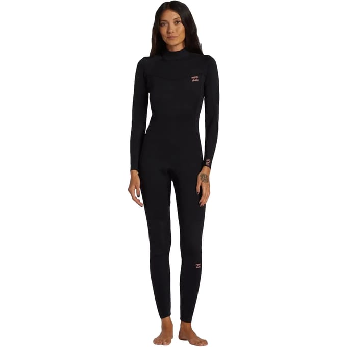 Vrouwen wetsuit Billabong Foil 4/3 mm Back-Zip
